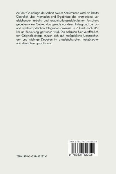 Produktbild: International vergleichende Organisationsforschung