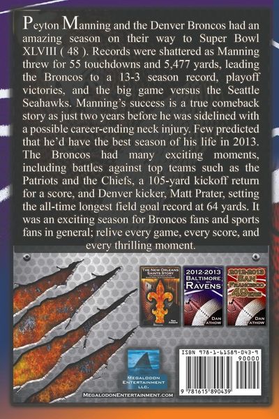 Produktbild: Peyton Manning & the Denver Broncos - The Comeback 5,477 Yards, 55 Tds, & His Return to the Super Bowl