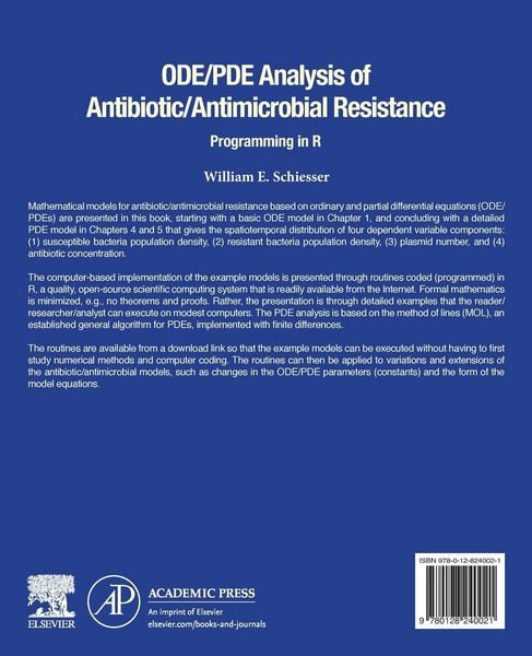 Produktbild: ODE/PDE Analysis of Antibiotic/Antimicrobial Resistance