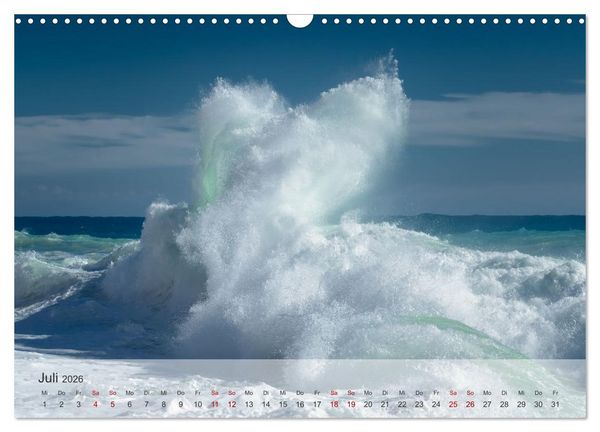 Produktbild: Azurblaue Horizonte - Die Sch&ouml;nheit des Meeres einfangen (Wandkalender 2026 DIN A3 quer), CALVENDO Monatskalender
