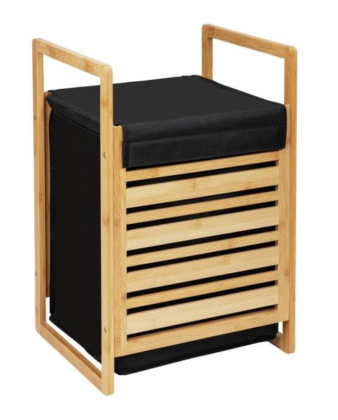 Produktbild: W&auml;schetruhe Mod. Ecori, Bambus, recyceltes Polyester
