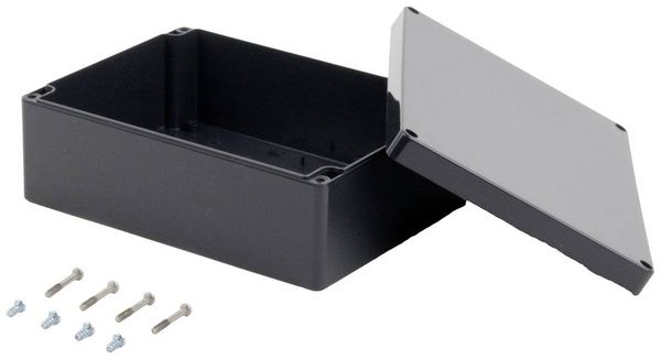Produktbild: TRU Components KST 223 03223000.H Industrie-Geh&auml;use 200 x 150 x 75 ABS Schiefer-Grau 1St.