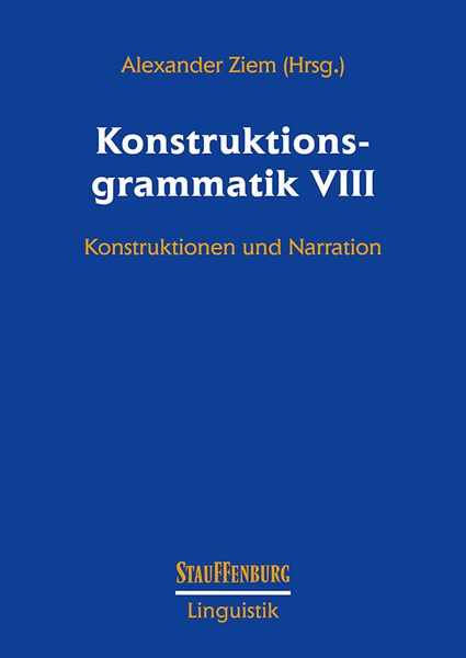 Produktbild: Konstruktionsgrammatik VIII