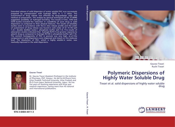 Produktbild: Polymeric Dispersions of Highly Water Soluble Drug