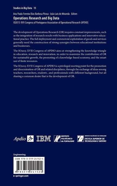 Produktbild: Operations Research and Big Data