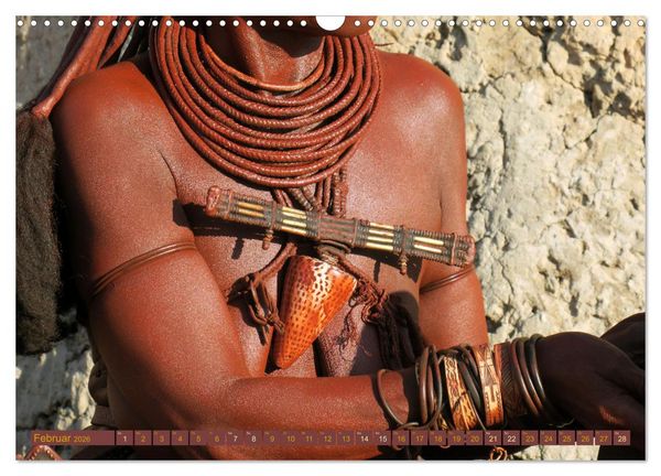 Produktbild: Himba - Der Schmuck der sch&ouml;nen Frauen (Wandkalender 2026 DIN A3 quer), CALVENDO Monatskalender