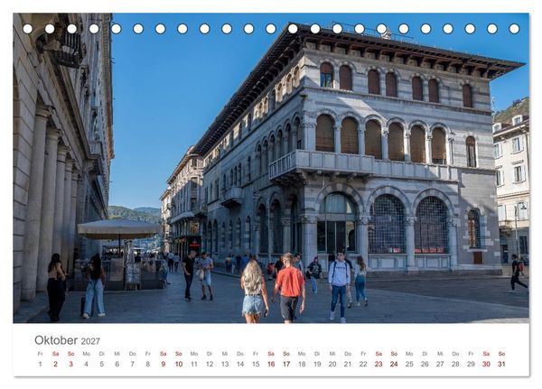 Produktbild: Como und der Comer See (Tischkalender 2027 DIN A5 quer), CALVENDO Monatskalender