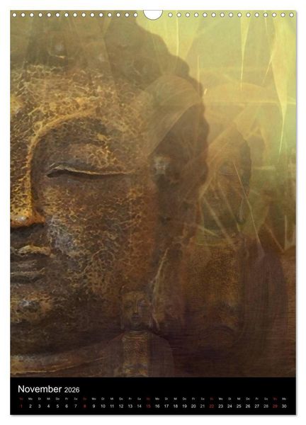 Produktbild: Buddha - Zeit f&uuml;r Entspannung (Wandkalender 2026 DIN A3 hoch), CALVENDO Monatskalender