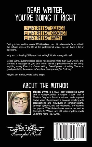 Produktbild: Dear Writer, You're Doing It Right