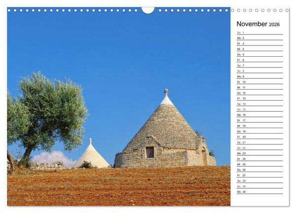 Produktbild: Apulien (Wandkalender 2026 DIN A3 quer), CALVENDO Monatskalender