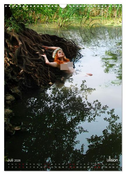 Produktbild: Akt im Wasser - sinnliche Nymphen (Wandkalender 2026 DIN A3 hoch), CALVENDO Monatskalender