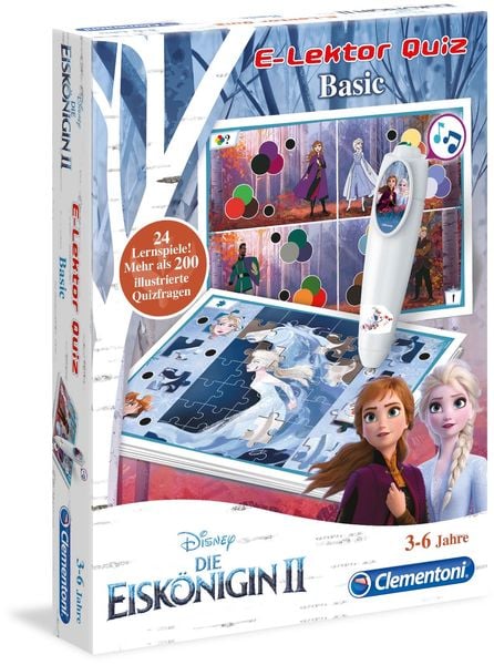 Clementoni - E-Lektor Quiz Basic Frozen 2