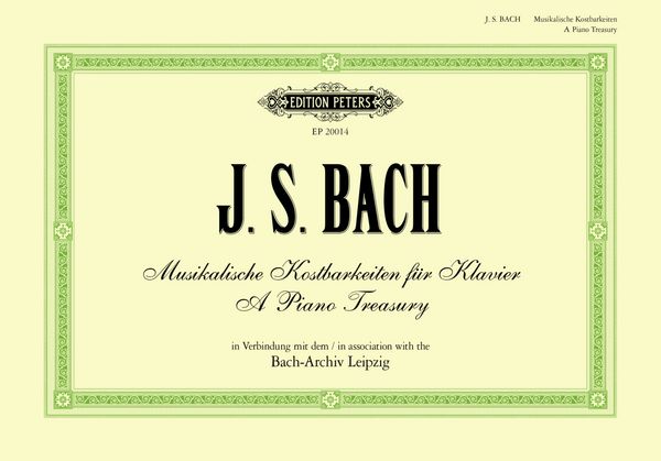 Produktbild: J.S. Bach: A Piano Treasury
