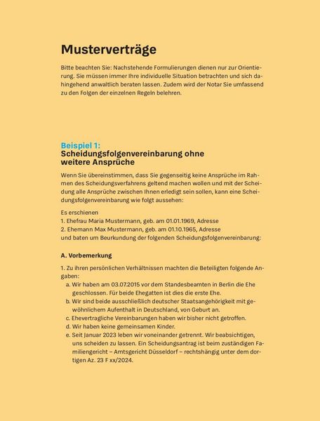 Produktbild: Der Ehevertrag