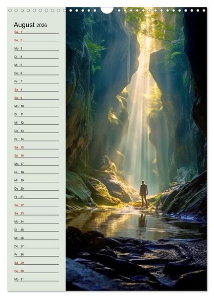 Produktbild: Von oben und unten (Wandkalender 2026 DIN A3 hoch), CALVENDO Monatskalender