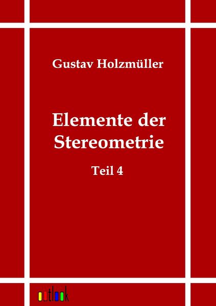 Produktbild: Elemente der Stereometrie