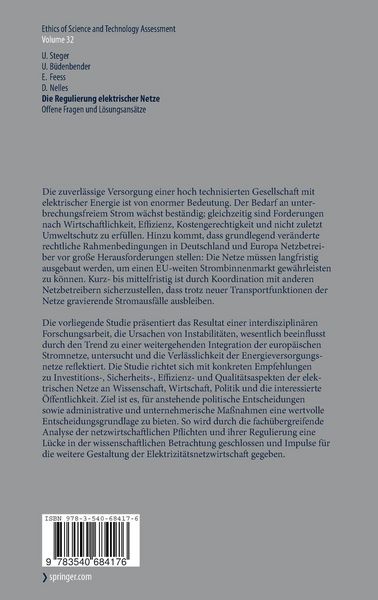 Produktbild: Die Regulierung elektrischer Netze
