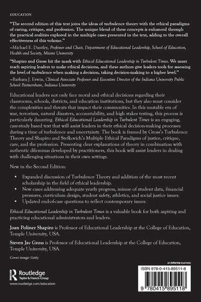Produktbild: Ethical Educational Leadership in Turbulent Times