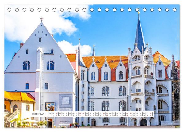 Produktbild: Mei&szlig;en und seine Wahrzeichen (Tischkalender 2026 DIN A5 quer), CALVENDO Monatskalender