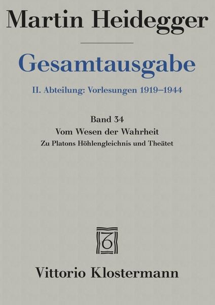 Produktbild: Vom Wesen der Wahrheit