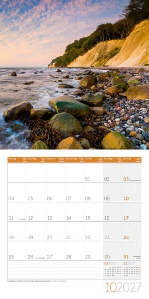 Produktbild: Deutschland Kalender 2027 - 30x30 - Art12