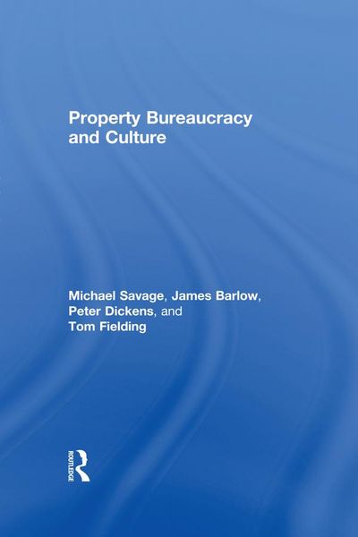 Produktbild: Property, Bureaucracy and Culture