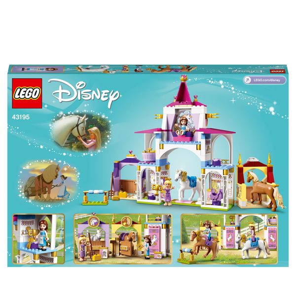 LEGO Disney Princess 43195 Belles und Rapunzels königliche Ställe Set
