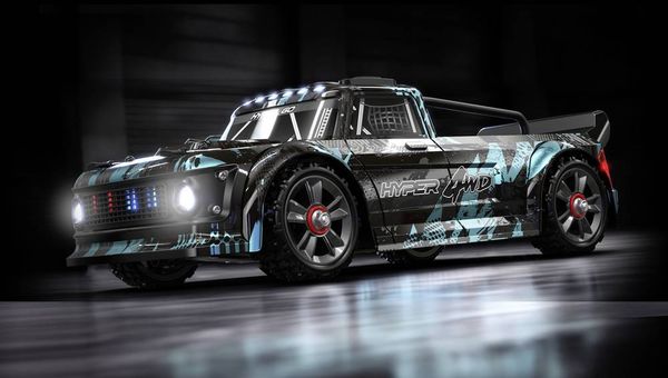 Produktbild: MJX Hyper GO Schwarz Brushless 1:14 RC Modellauto Elektro Rally Allradantrieb (4WD) RtR 2,4 GHz inkl. Akku und Ladekabel, mit Lichteffekt