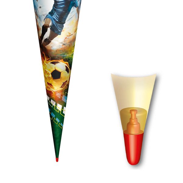 Produktbild: Motivschult&uuml;te, Soccer , 70 cm, Soundmodul