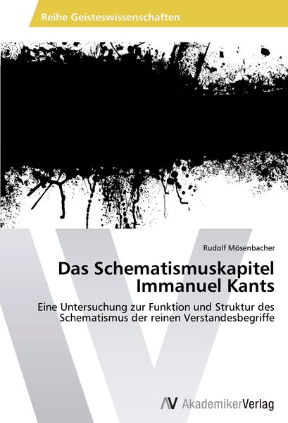 Produktbild: Das Schematismuskapitel Immanuel Kants