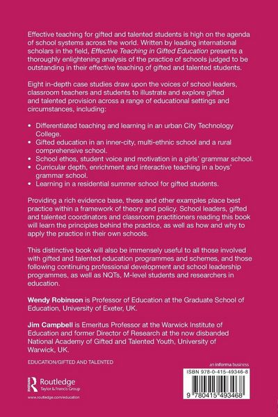 Produktbild: Effective Teaching in Gifted Education