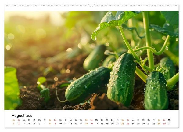 Produktbild: Gem&uuml;se f&uuml;r Gourmets (Wandkalender 2026 DIN A2 quer), CALVENDO Monatskalender
