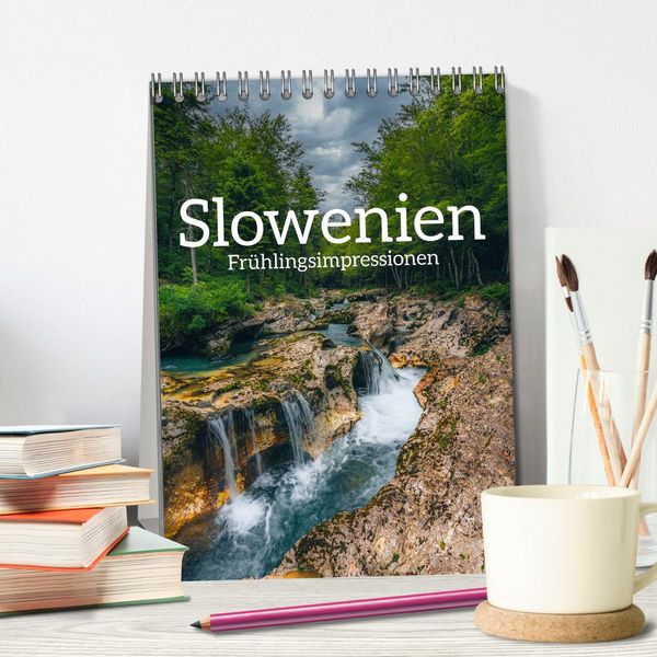 Produktbild: Slowenien - Fr&uuml;hlingsimpressionen (Tischkalender 2026 DIN A5 hoch), CALVENDO Monatskalender