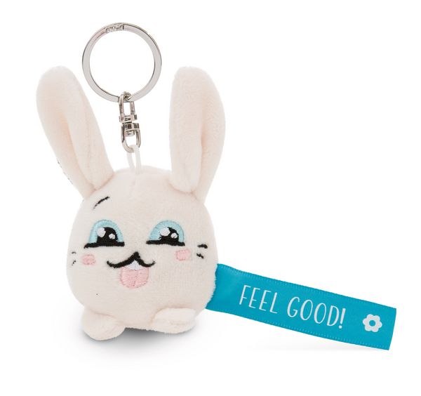 Produktbild: Schl&uuml;sselanh&auml;nger Hase Feel Good! blau 5cm an