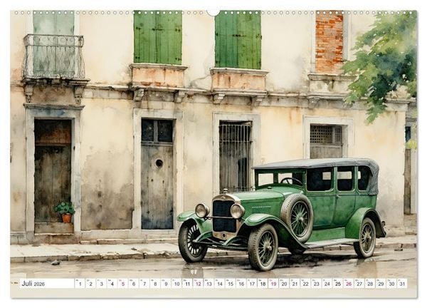 Produktbild: Oldtimer - Vergangenheit neu entdeckt (hochwertiger Premium Wandkalender 2026 DIN A2 quer), Kunstdruck in Hochglanz