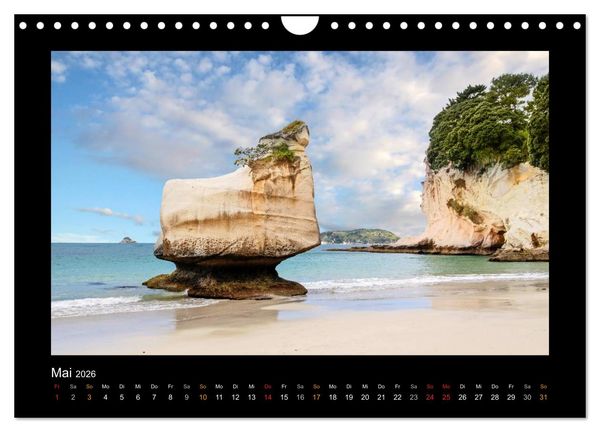 Produktbild: Neuseeland - Wunderwelt der Natur (Wandkalender 2026 DIN A4 quer), CALVENDO Monatskalender