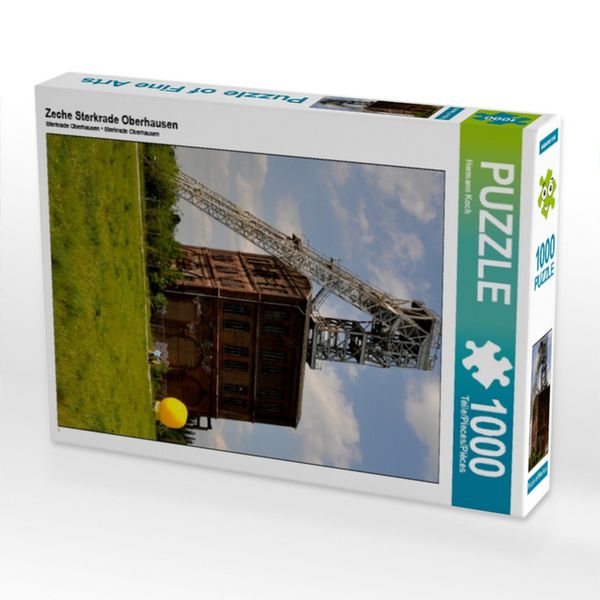 Produktbild: CALVENDO Puzzle Zeche Sterkrade Oberhausen | 1000 Teile Lege-Gr&ouml;&szlig;e 64x48cm Foto-Puzzle f&uuml;r gl&uuml;ckliche Stunden