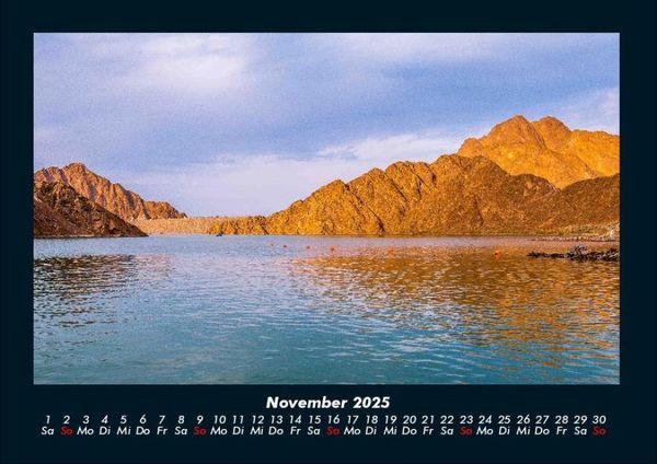 Produktbild: Die Seen der Erde 2025 Fotokalender DIN A4