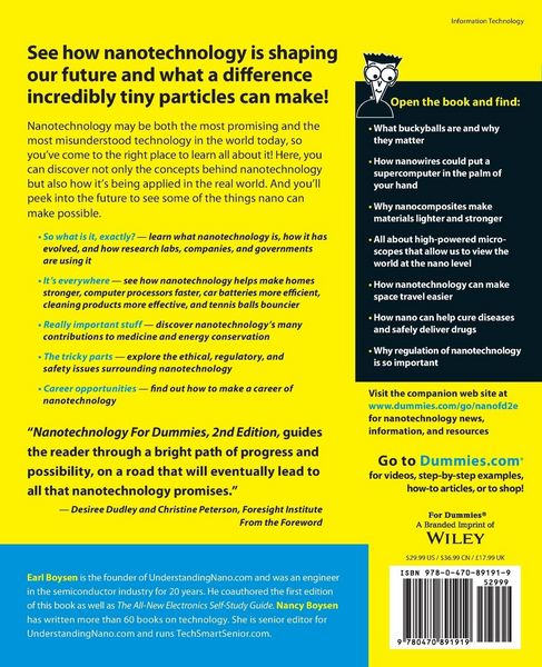 Produktbild: Nanotechnology For Dummies