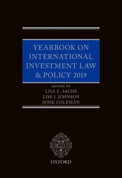 Produktbild: Yearbook on International Investment Law & Policy 2019
