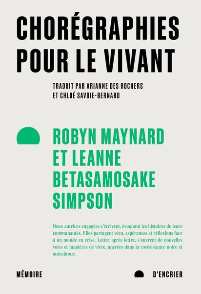 Produktbild: Chor&eacute;graphies pour le vivant