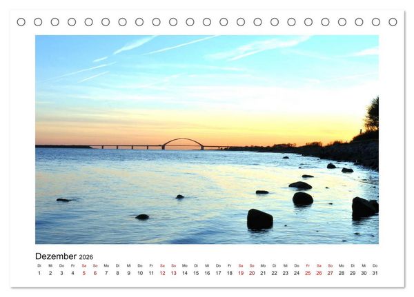Produktbild: Fehmarn - Bewegende Momente (Tischkalender 2026 DIN A5 quer), CALVENDO Monatskalender
