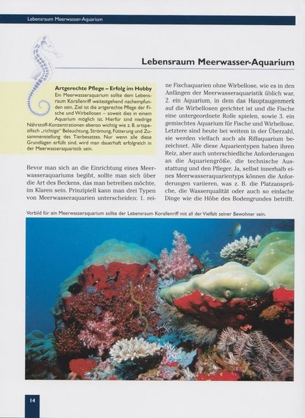 Produktbild: Das Meerwasseraquarium