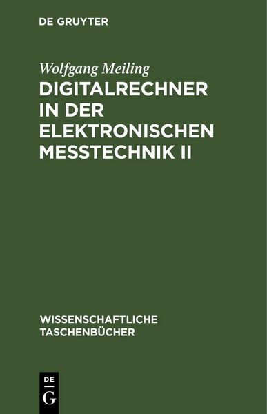 Produktbild: Digitalrechner in der elektronischen Me&szlig;technik II