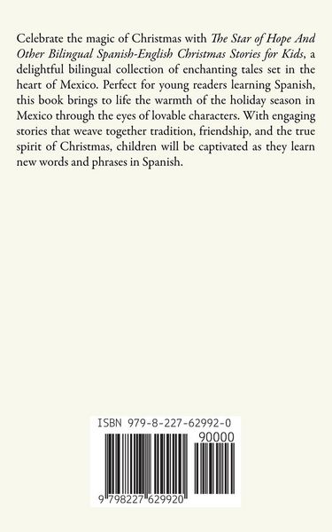 Produktbild: The Star of Hope And Other Bilingual Spanish-English Christmas Stories for Kids