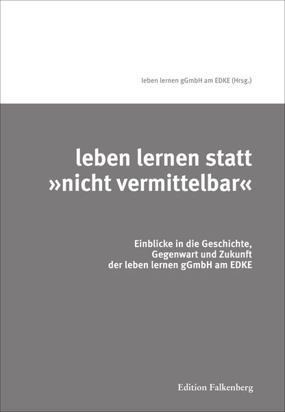 Produktbild: Leben lernen statt &raquo;nicht vermittelbar&laquo;
