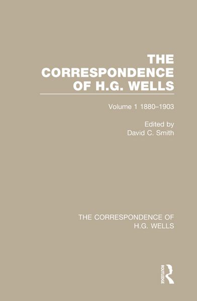Produktbild: The Correspondence of H.G. Wells