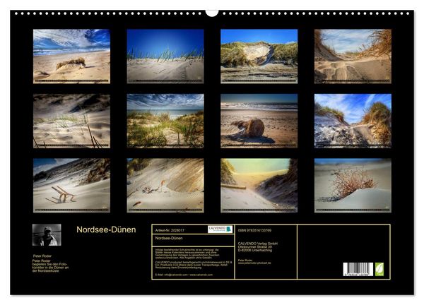 Produktbild: Nordsee-D&uuml;nen (Wandkalender 2026 DIN A2 quer), CALVENDO Monatskalender