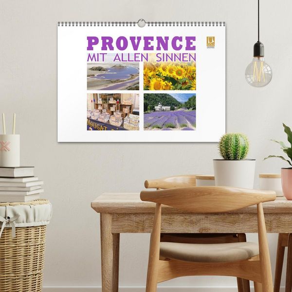 Produktbild: Provence mit allen Sinnen (Wandkalender 2026 DIN A3 quer), CALVENDO Monatskalender