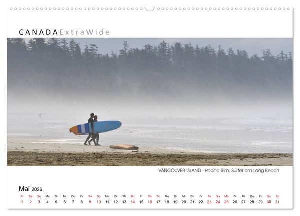 Produktbild: Vancouver Island Panoramabilder (hochwertiger Premium Wandkalender 2026 DIN A2 quer), Kunstdruck in Hochglanz